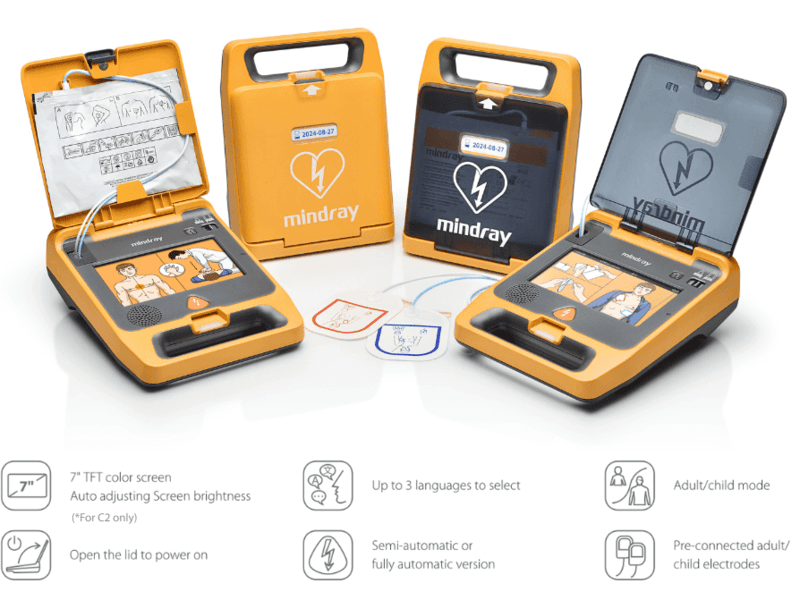 BENEHEART C1A, AUTOMATED EXTERNAL DEFIBRILLATOR (AED) MINDREY